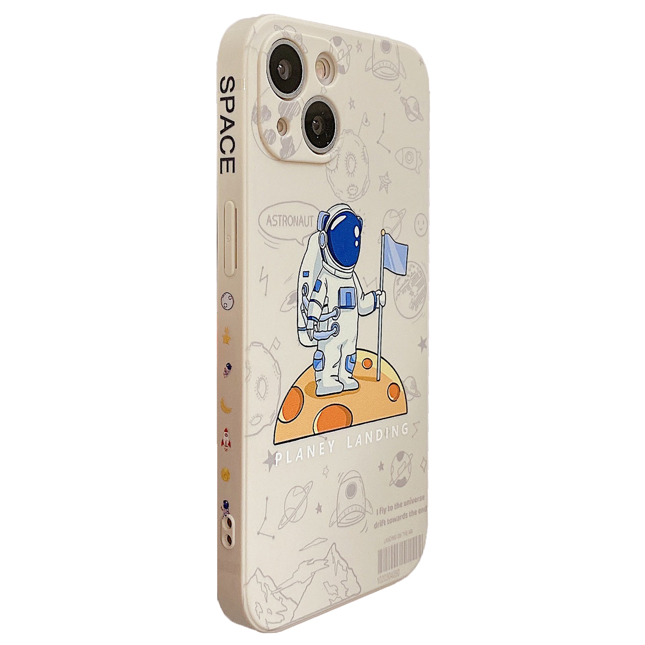 Til iPhone 14 Precise Cutout-telefonetui Moon Astronaut Pattern Anti-drop fleksibelt TPU-cover Til iPhone 14 Precise Cutout-telefonetui Moon Astronaut Pattern Anti-drop fleksibelt TPU-cover